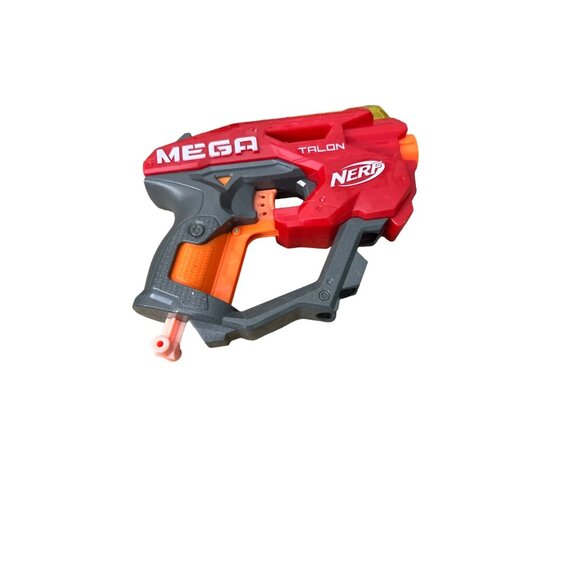Nerf Gun Mega Talon Blaster‎ Red Pistol Single Shooter - Picture 5 of 7